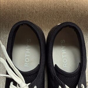 Rothy's Black and White Knit Shoes